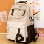 Mochila escolar coreana kawaii