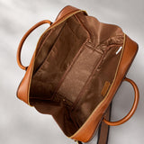 Cream Bear morral crossbody marrón