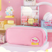 Cartuchera macaron multicapa para lápices de gran capacidad