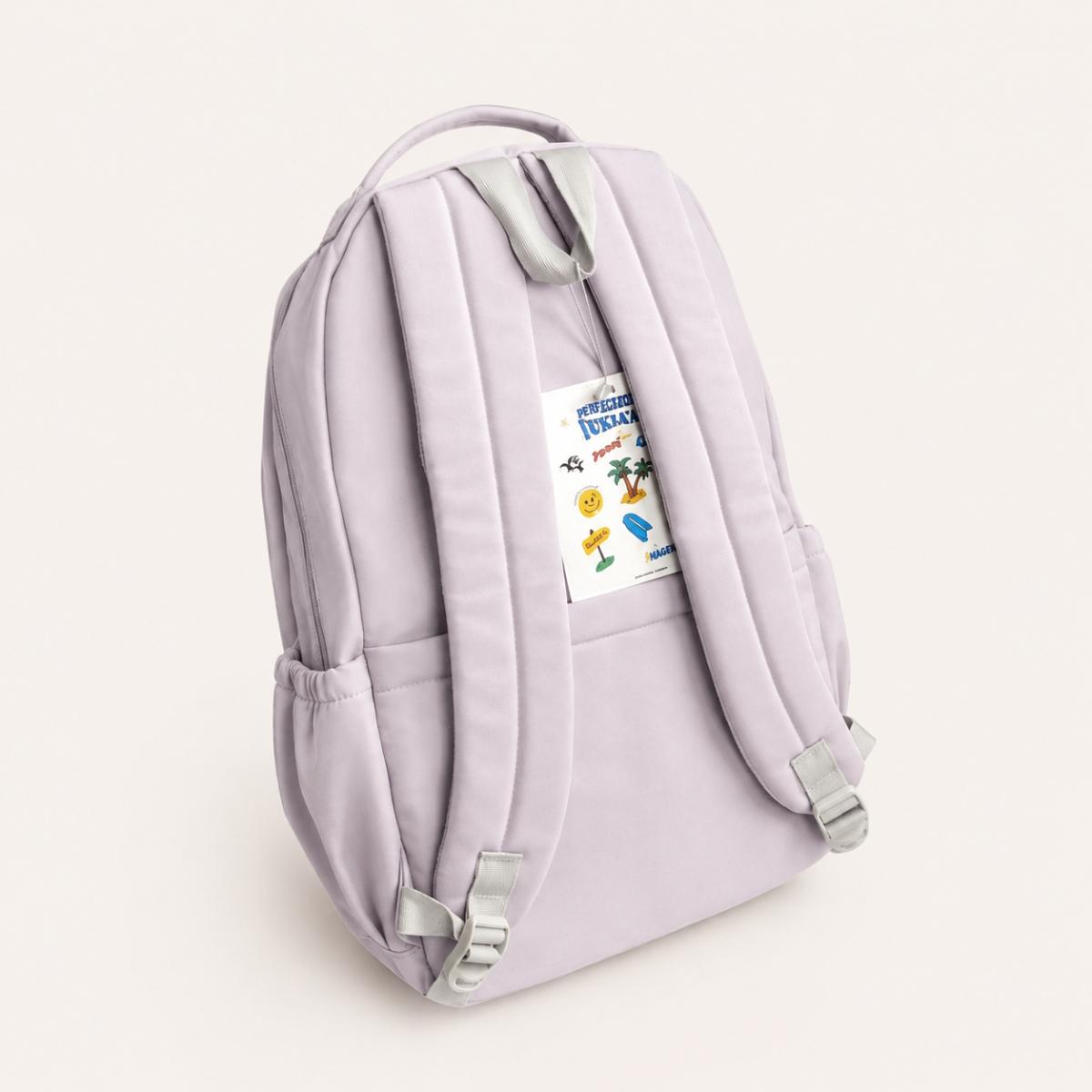 Mochila escolar Mar con bolsillo transparente