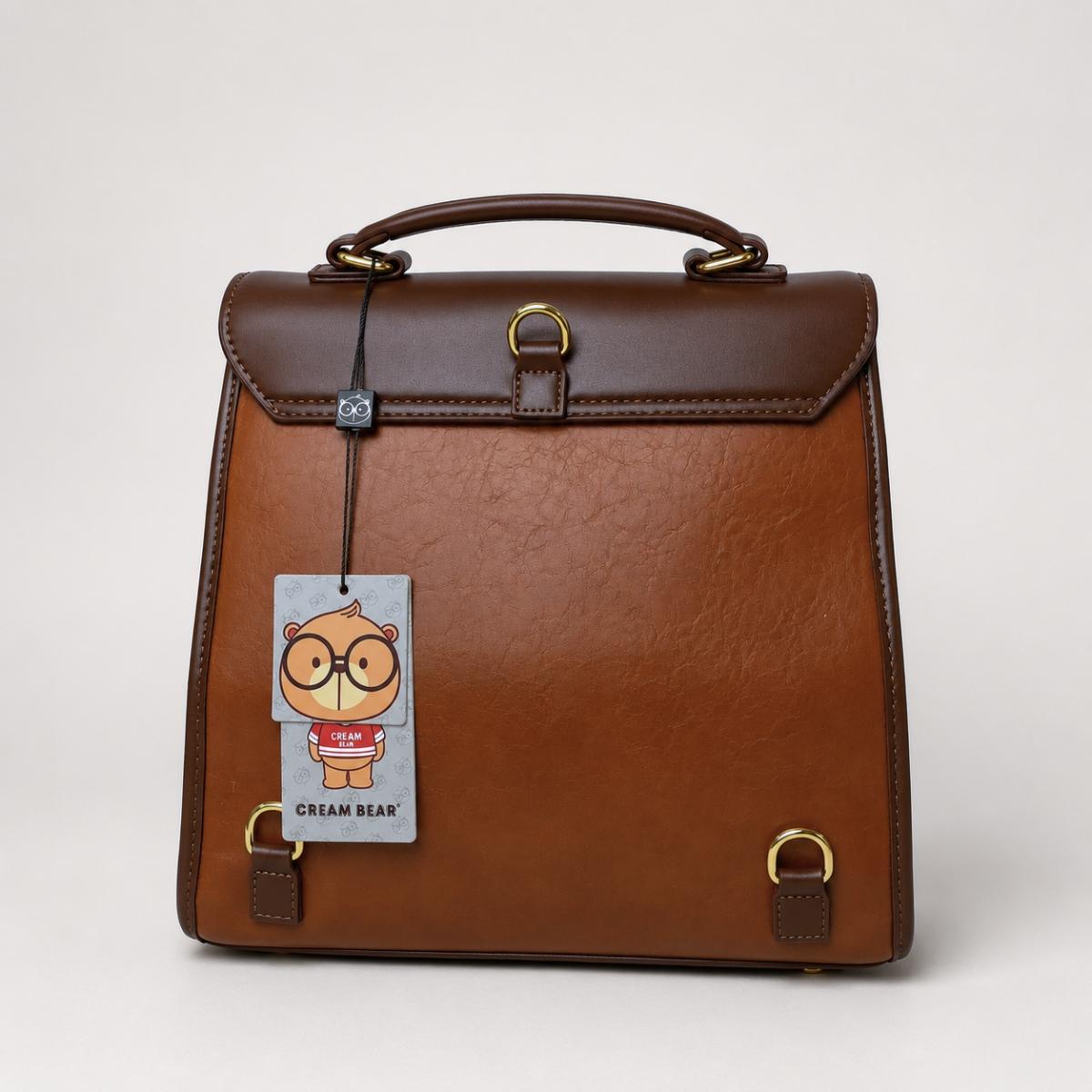 Cream Bear mochila morral marrón