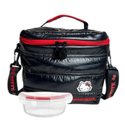 Lonchera Pyrex Hello Kitty Termica Negro + Taper 400ml