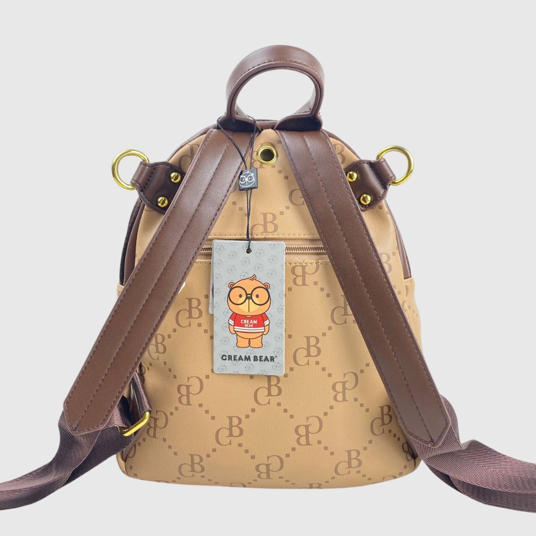 Mochila Cream Bear original marrón