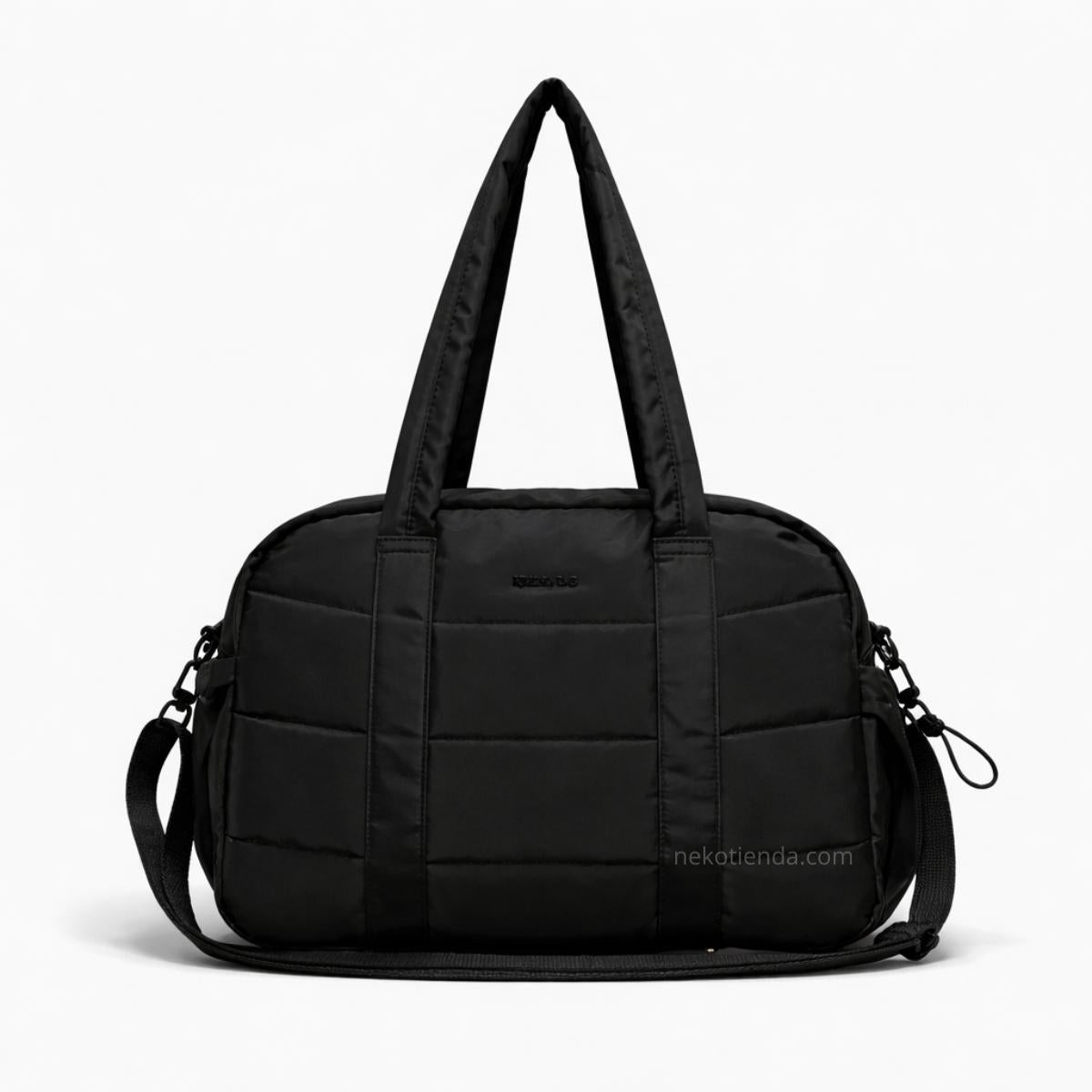 Bolso puffer con neceser