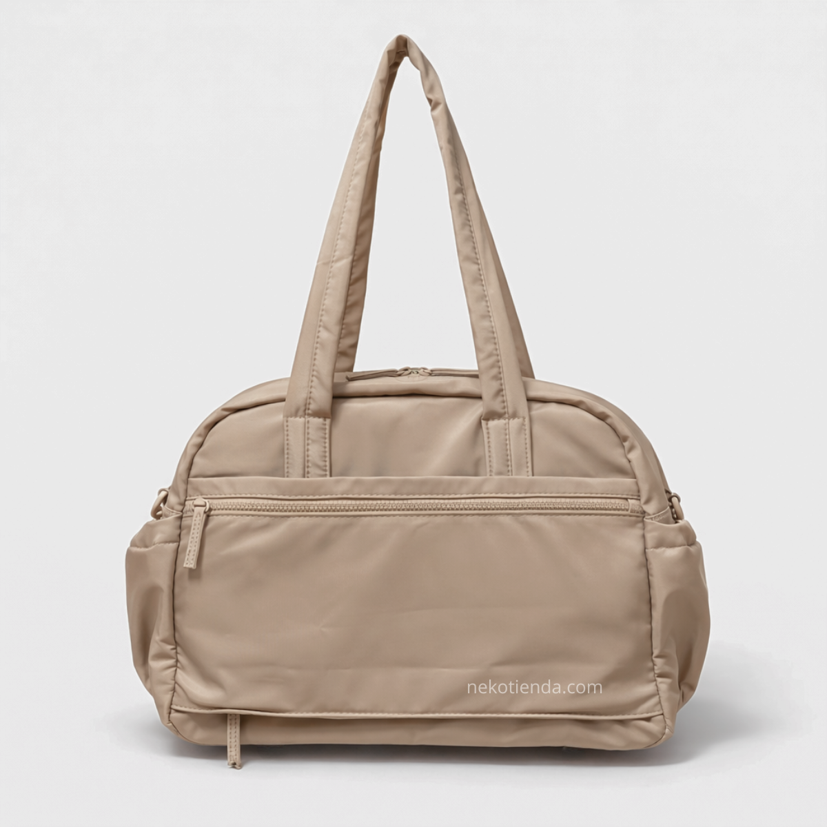 Bolso puffer con neceser