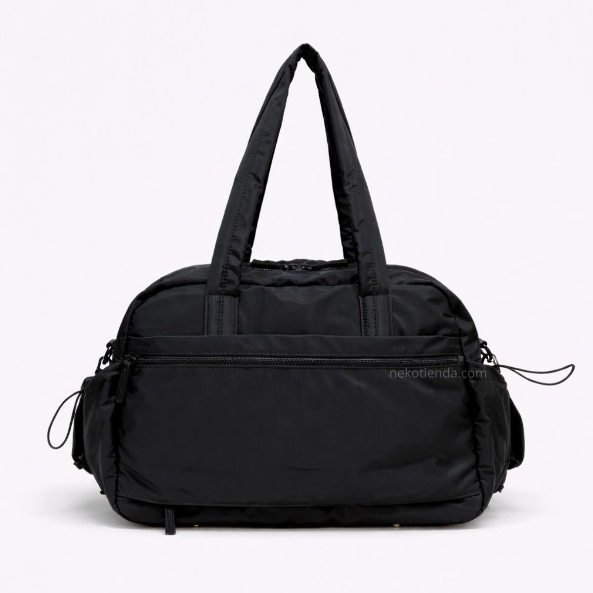 Bolso puffer con neceser
