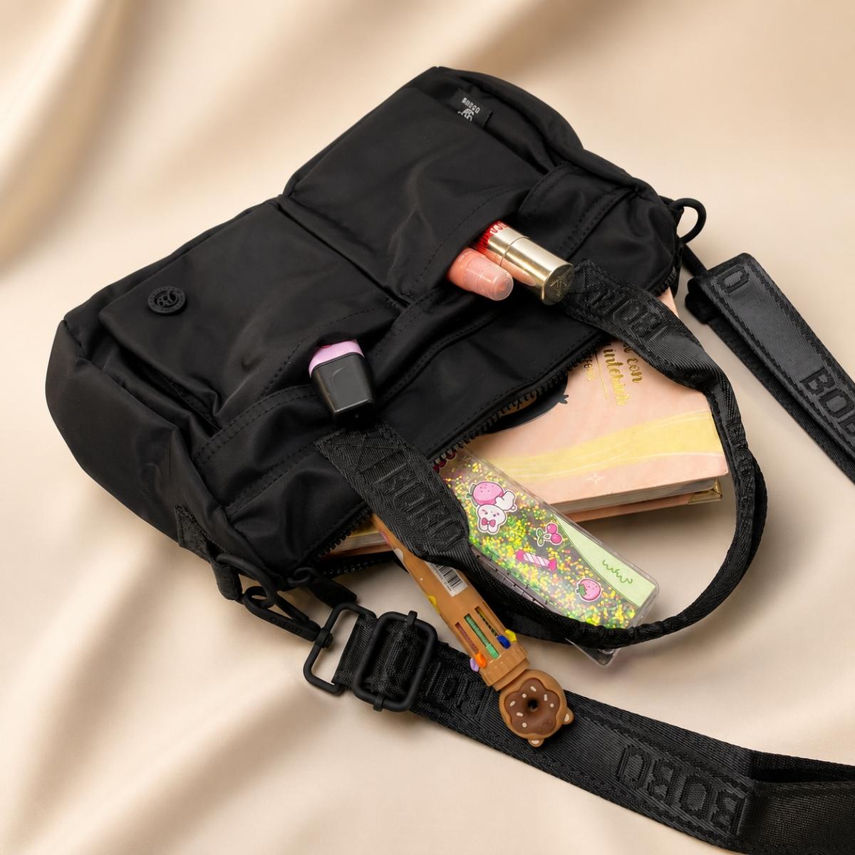 Morral crossbody con asa mini bolso Bobo