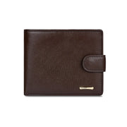 Billetera de cuero para hombre - marrón
