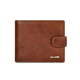 Billetera de cuero para hombre - café claro