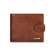Billetera de cuero para hombre - café claro