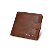Billetera de cuero para hombre - café claro