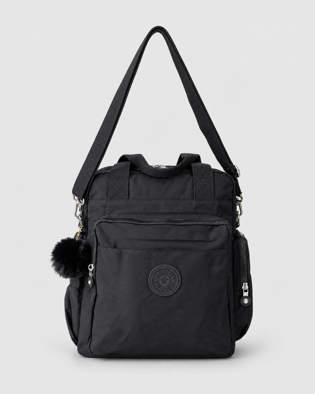 Bolso mochila convertible en tela oxford, tamaño oficio para laptop de 15.6"