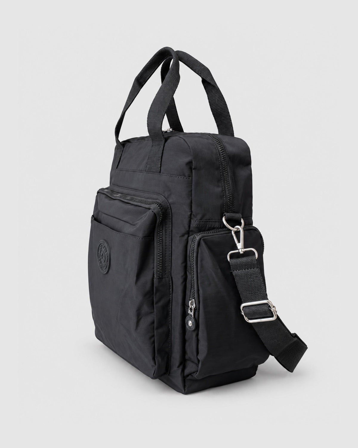 Bolso mochila convertible en tela oxford, tamaño oficio para laptop de 15.6"
