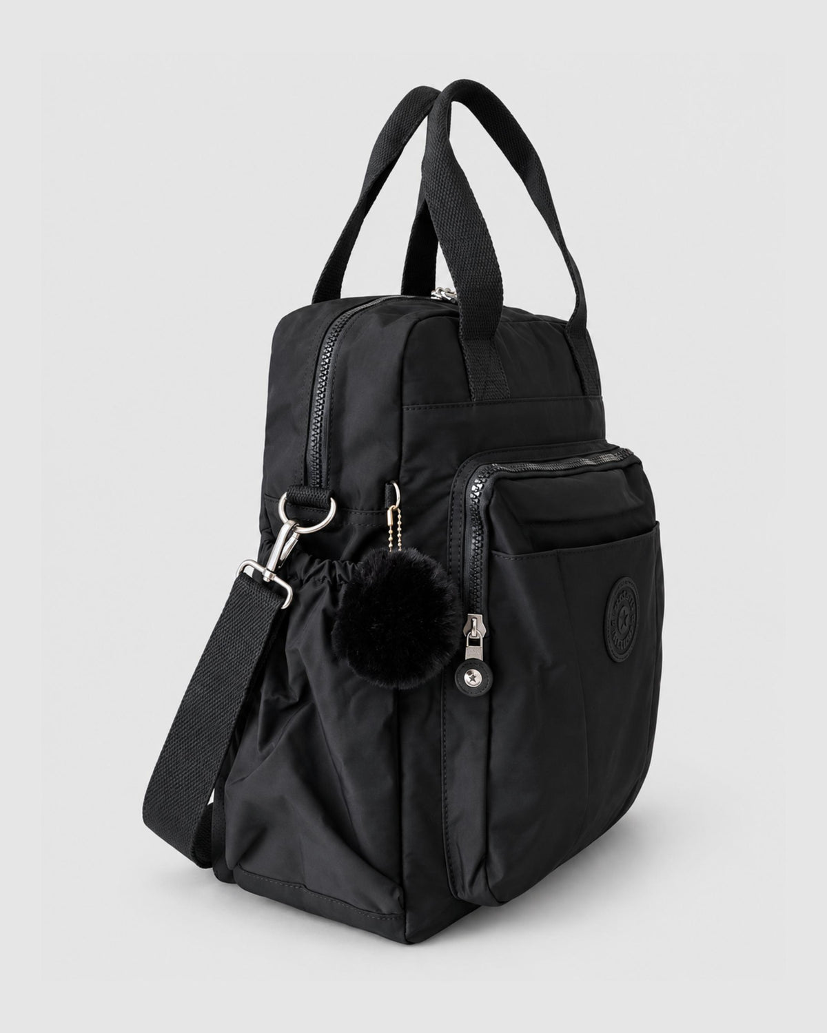 Bolso mochila convertible en tela oxford, tamaño oficio para laptop de 15.6"
