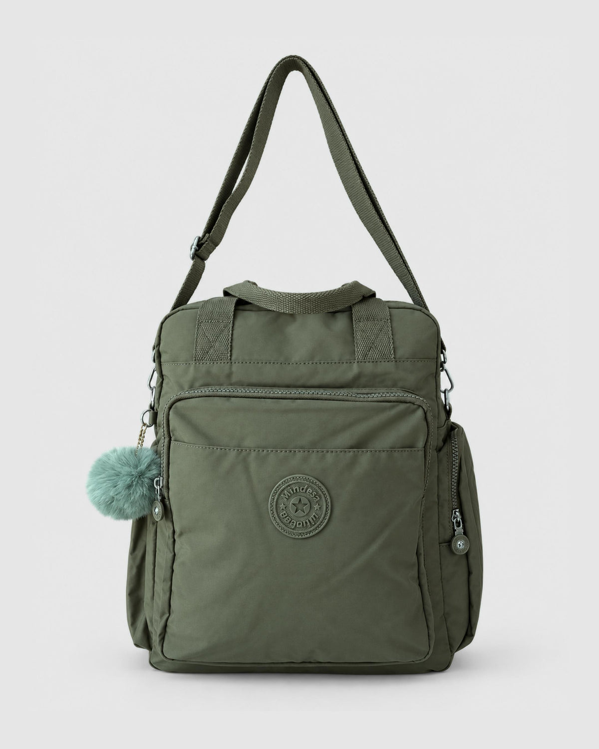 Bolso mochila convertible en tela oxford, tamaño oficio para laptop de 15.6"