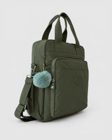 Bolso mochila convertible en tela oxford, tamaño oficio para laptop de 15.6"