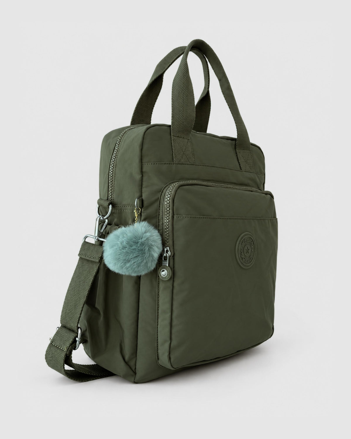 Bolso mochila convertible en tela oxford, tamaño oficio para laptop de 15.6"