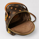 Cream Bear mini mochila