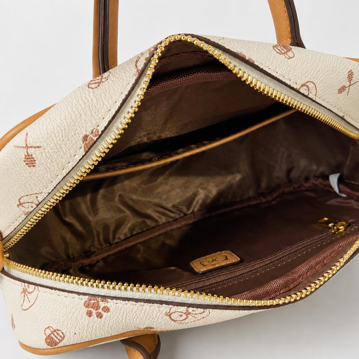 Cream Bear morral crossbody