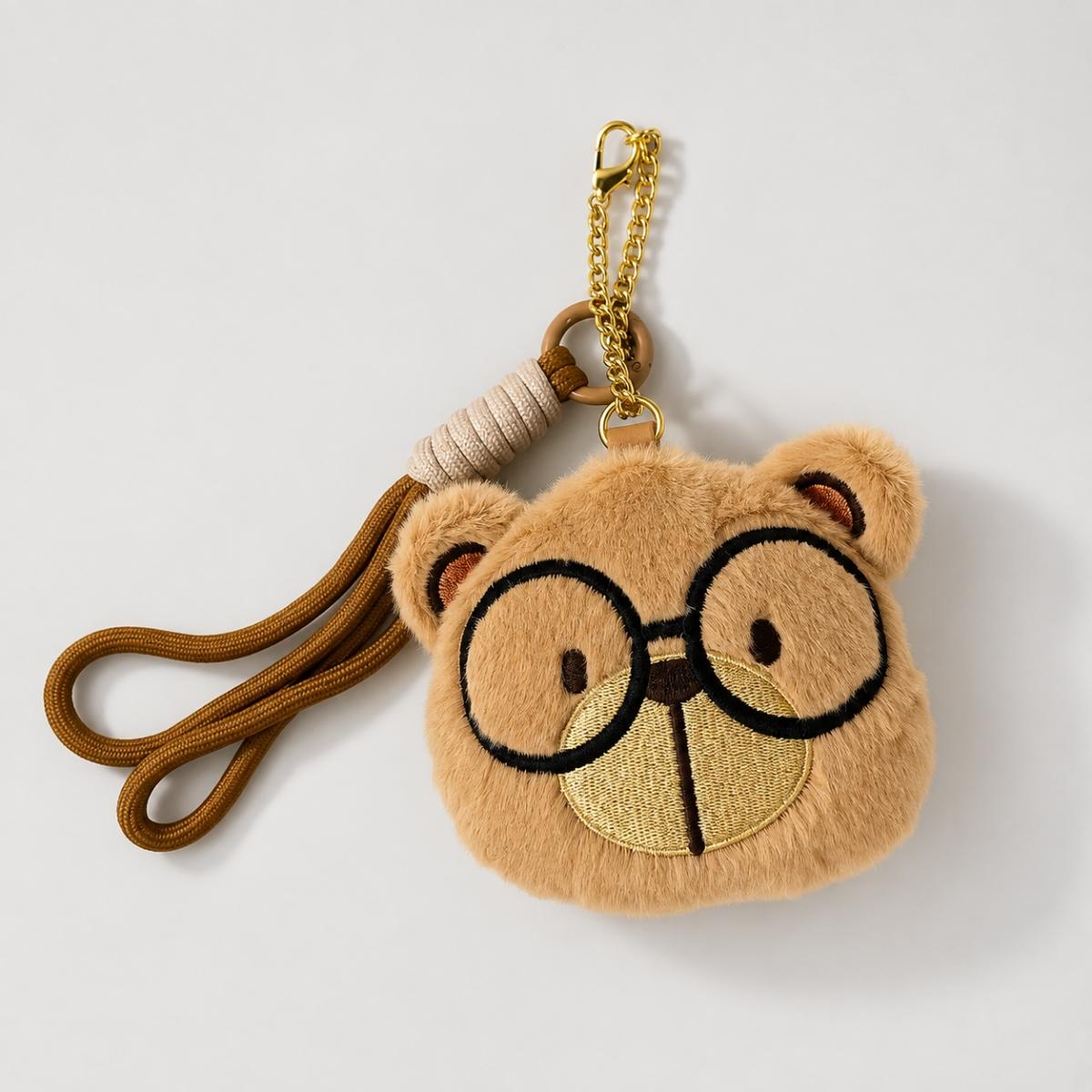 Cream Bear morral crossbody