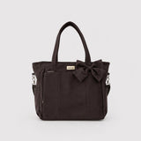 Bolso puffer oficio con lazo