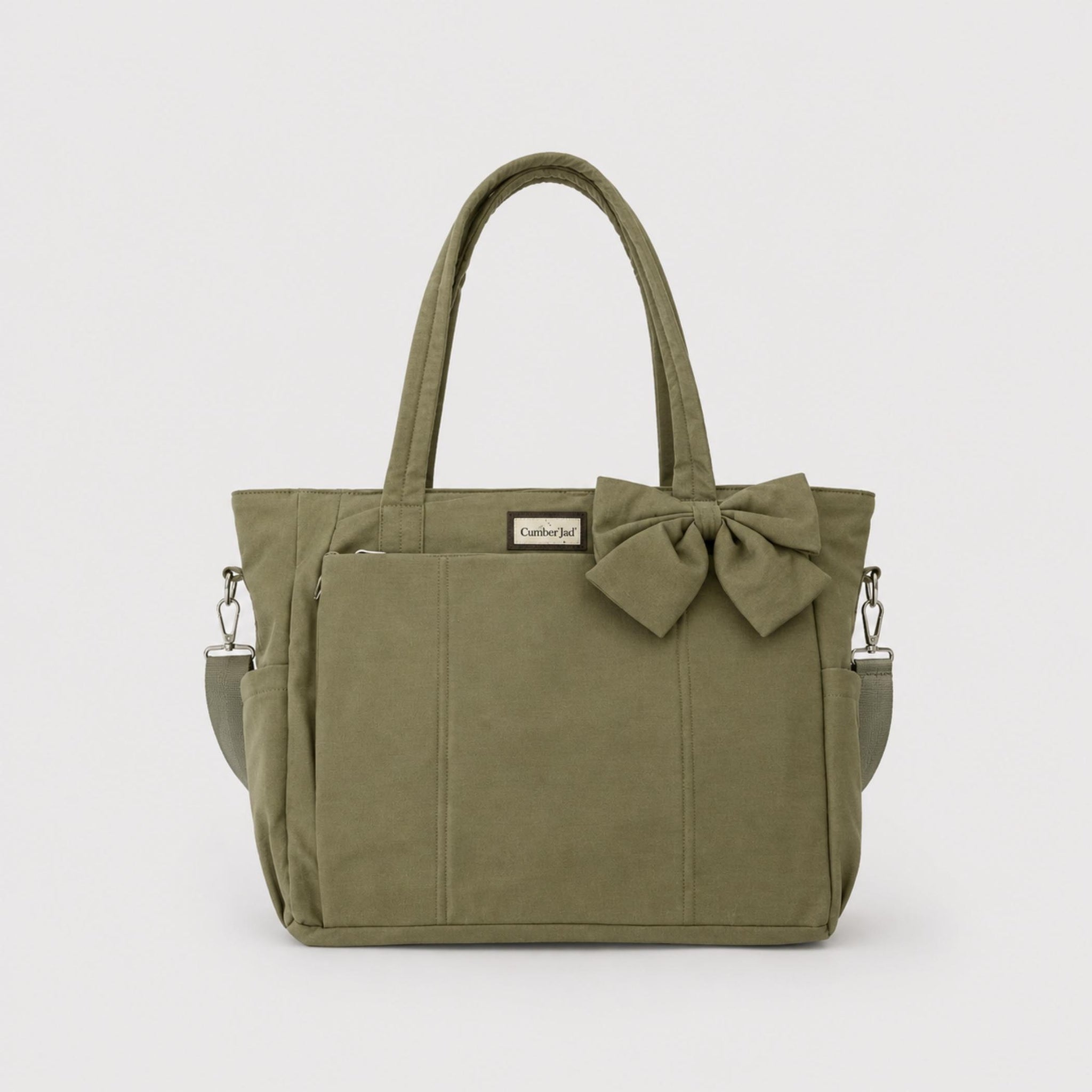Bolso puffer oficio con lazo