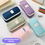 Cartuchera amplia para útiles escolares y más