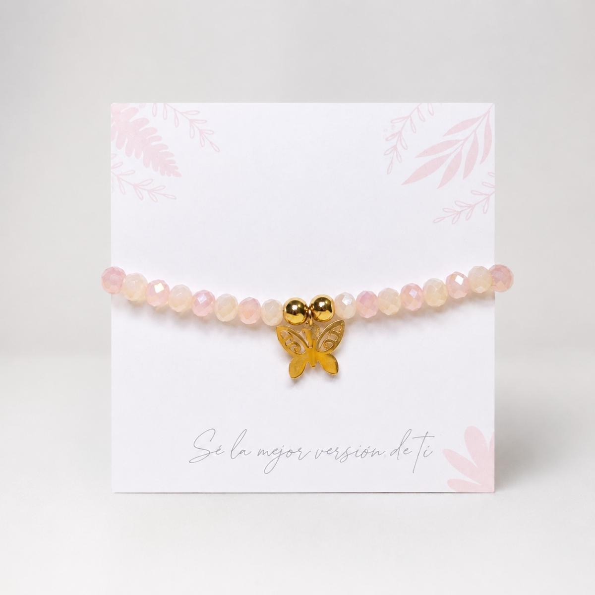 Pulsera de piedras con dije