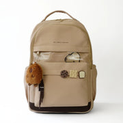 Mochila escolar Mar con bolsillo transparente