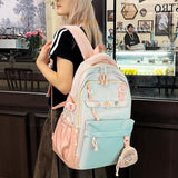 Mochila escolar coreana kawaii