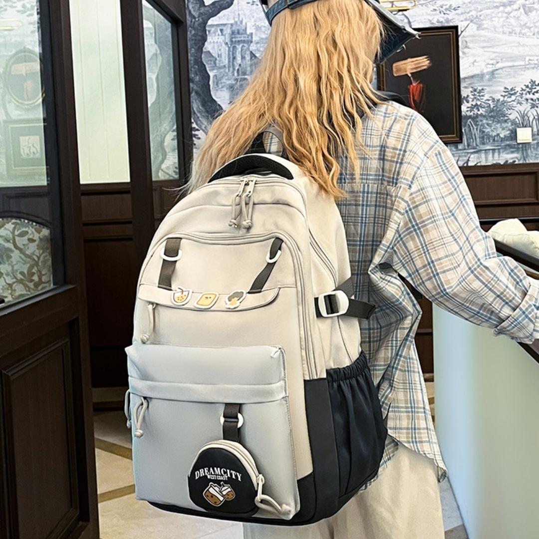 Mochila escolar coreana kawaii