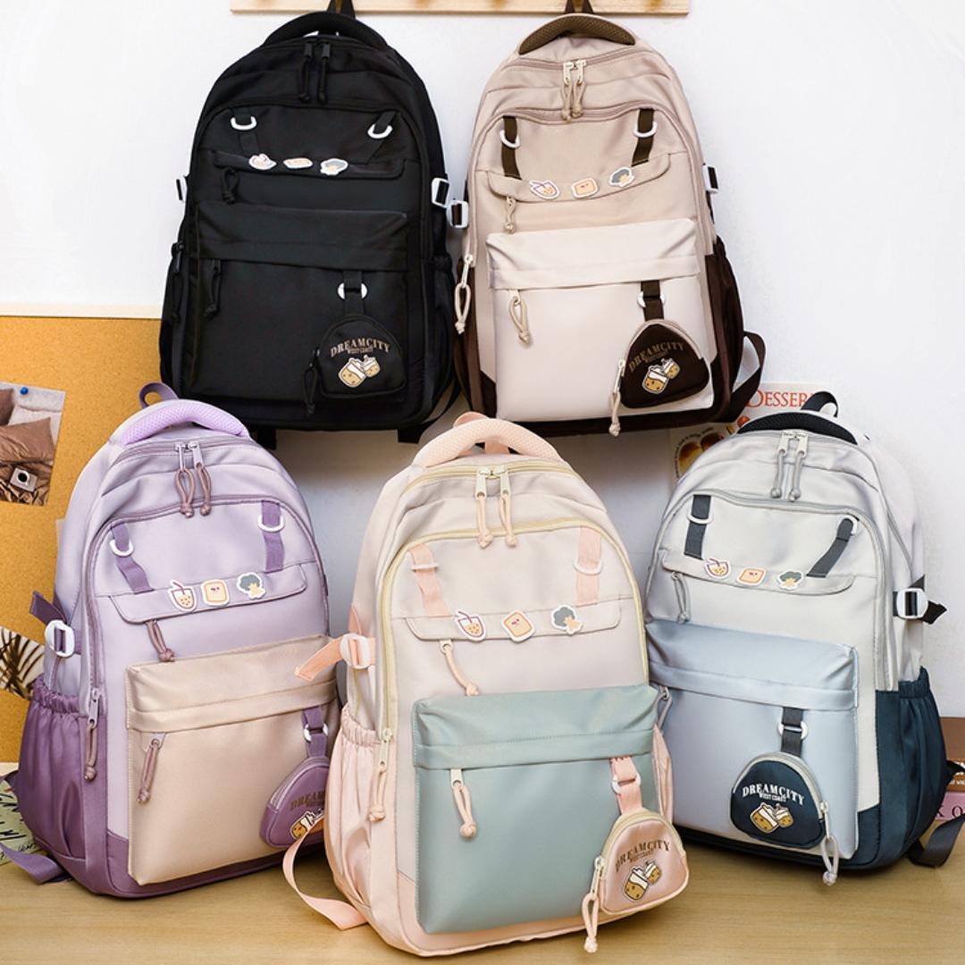 Mochila escolar coreana kawaii