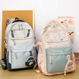 Mochila escolar coreana kawaii