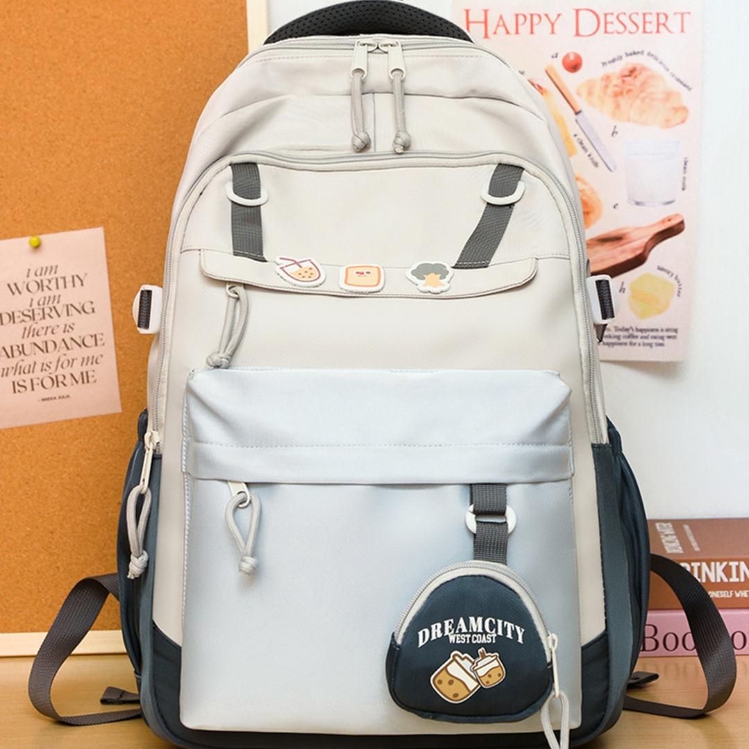 Mochila escolar coreana kawaii