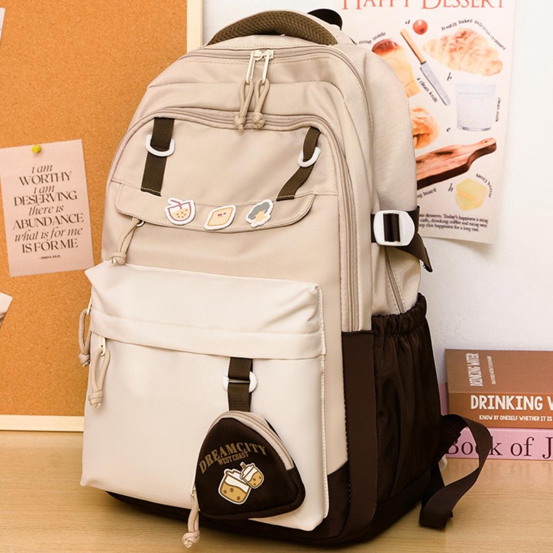 Mochila escolar coreana kawaii