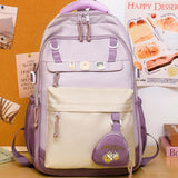 Mochila escolar coreana kawaii