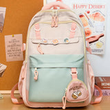Mochila escolar coreana kawaii