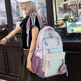 Mochila escolar coreana kawaii