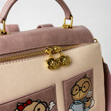 Cream Bear mochila morral rosa