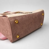Cream Bear mochila morral rosa