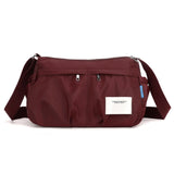 Morral crossbody casual urbano de 3 cierres