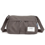 Morral crossbody casual urbano de 3 cierres