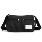 Morral crossbody casual urbano de 3 cierres