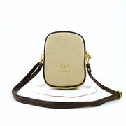 Morral crossbody portacelular Cream Bear beige