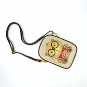 Morral crossbody portacelular Cream Bear beige