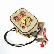 Morral crossbody portacelular Cream Bear beige