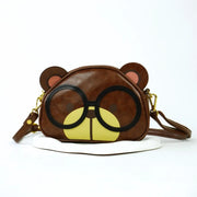 Morral crossbody portacelular Cream Bear brown