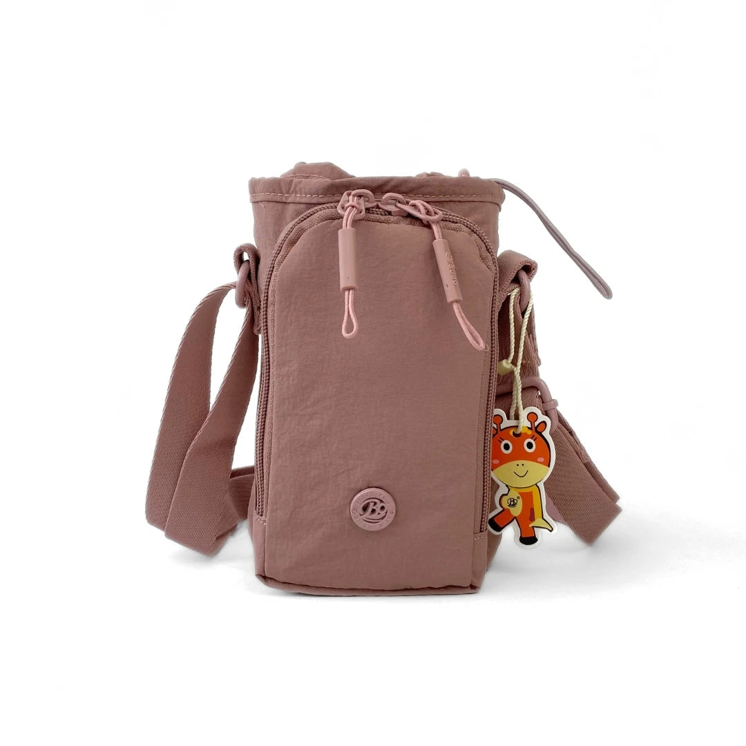 Bobo morral porta botella y celular