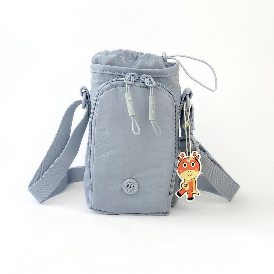 Bobo morral porta botella y celular
