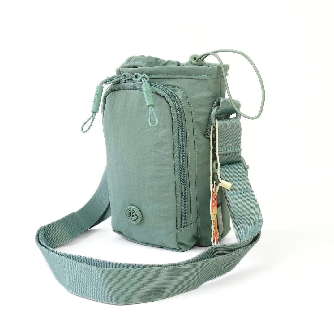 Bobo morral porta botella y celular
